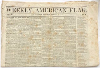 Cat.No: 282321 Weekly American Flag. Vol. 3 no. 36 (October 1, 1864