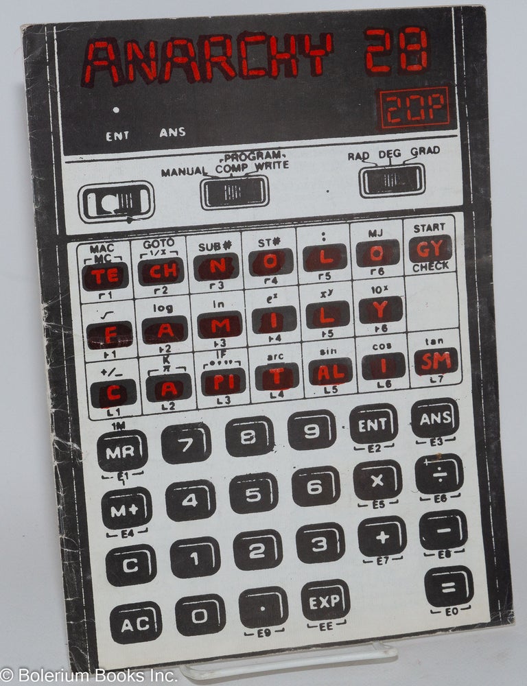 Cat.No: 282772 Anarchy 28: Technology, Family, Capitalism [second series]