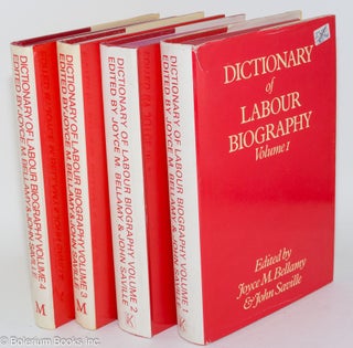 Cat.No: 282983 Dictionary of Labour Biography. Volumes I, II, 3, 4 [a run of four from...