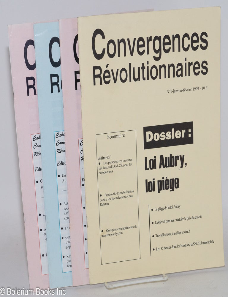 Cat.No: 283277 Convergences R&eacute;volutionnaires [4 issues] 1999- 2000