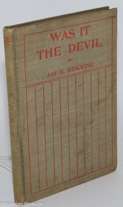 Cat.No: 283376 Was it the devil. Jay Belden Stocking