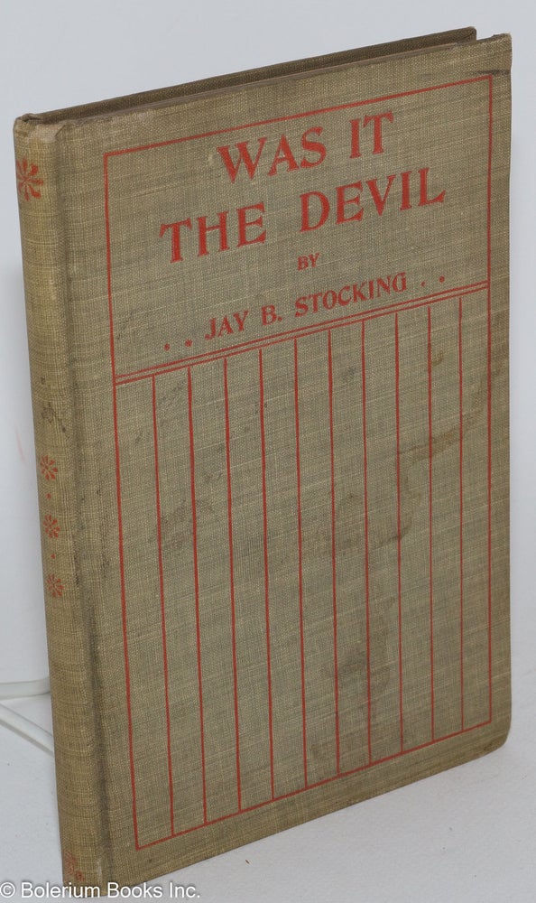 Cat.No: 283376 Was it the devil. Jay Belden Stocking.