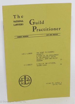Cat.No: 283735 The Guild Practitioner: Volume 39, Number 2, Spring 1982