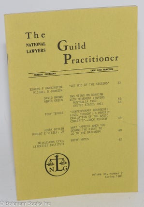 Cat.No: 283736 The Guild Practitioner: Volume 38, Number 2, Spring 1981