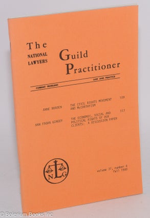 Cat.No: 283739 The Guild Practitioner: Volume 37, Number 4, Fall 1980