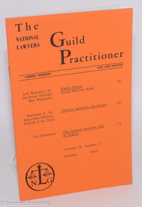 Cat.No: 283746 The Guild Practitioner: Volume 24, Number 3, Summer 1965