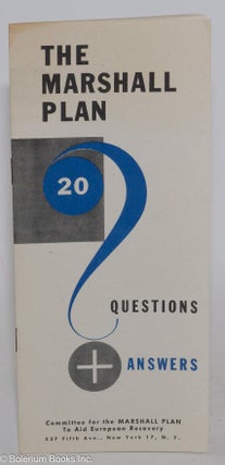 Cat.No: 283842 The Marshall Plan: 20 Questions and Answers