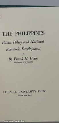 The Philippines: Public Policy and National Economic Development