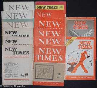 Cat.No: 284574 New Times, a weekly journal. [14 issues 1949-1988