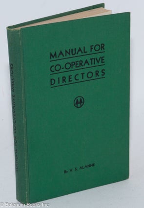 Cat.No: 284687 Manual for co-operative directors. Vienne S. Alanne