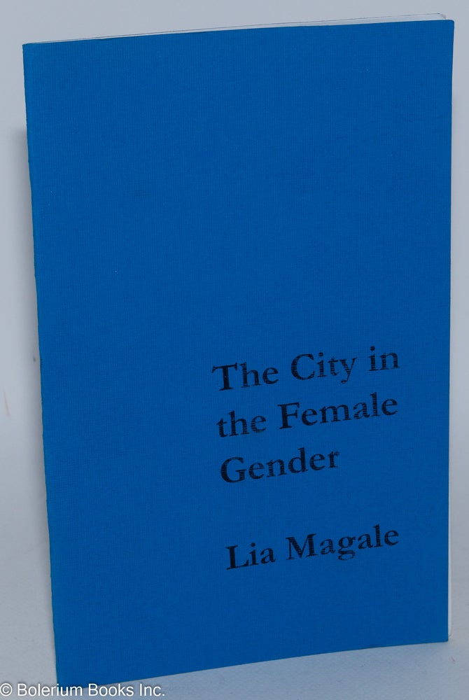 Cat.No: 284753 The City in the Female Gender. Lia Magale.
