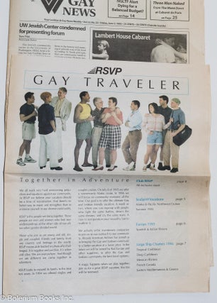 Seattle Gay News: your lesbian & gay weekly; vol. 23, #22, June 2, 1995; Neighbor Charged With Drawing Gun on Gay Couple