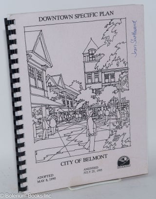 Cat.No: 284950 Downtown specific plan; city of Belmont