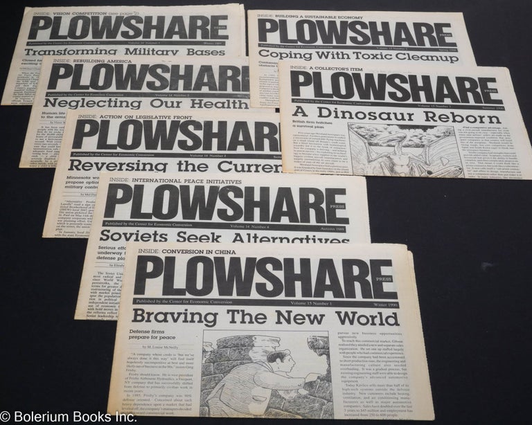 Cat.No: 285074 Plowshare Press; [7 issues] 1989-1990