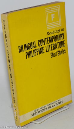 Cat.No: 285287 Readings in Bilingual Contemporary Philippine Literature: Short Stories....