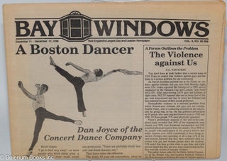 Cat.No: 285307 Bay Windows: New England's Largest Gay & Lesbian Newspaper; vol. 4, #50,...