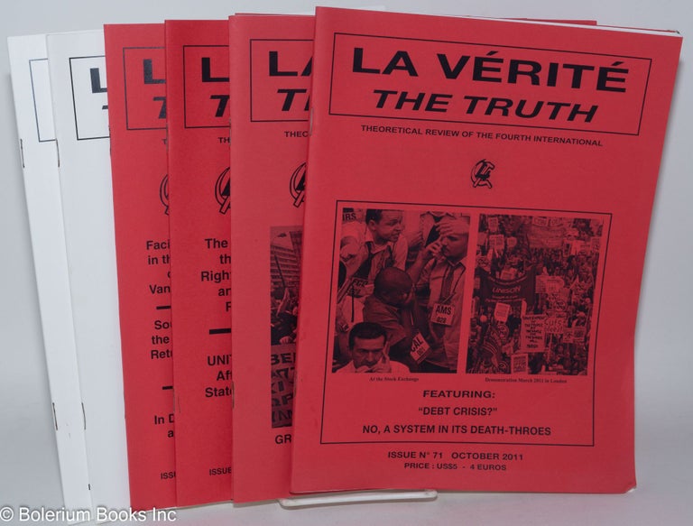 Cat.No: 285414 La Vérité/The Truth: Theoretical Review of the Fourth International [6 issues]