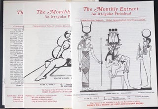 Cat.No: 285567 The Monthly Extract: An Irregular Periodical [seven issues]....