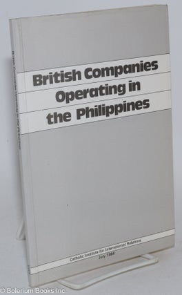 Cat.No: 285599 British Companies Operating in the Philippines