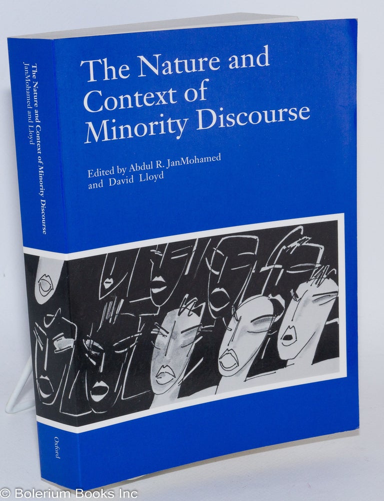 Cat.No: 285790 The Nature and Context of Minority Discourse. Abdul R. JanMohamed, ed., David Lloyd, ed.