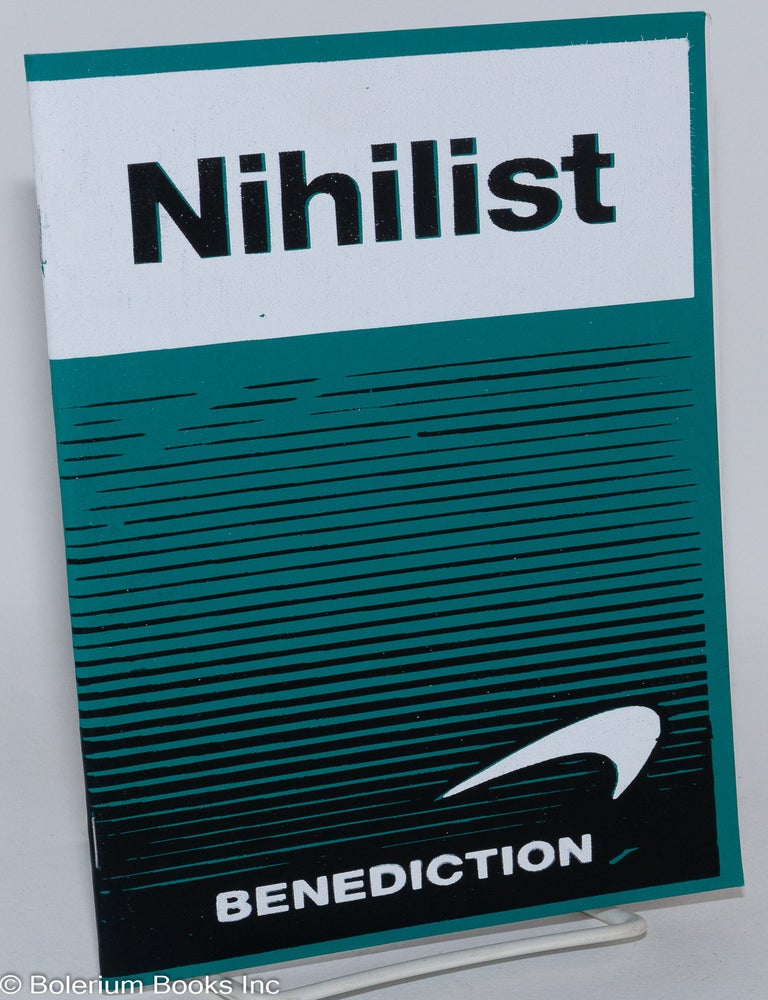 Cat.No: 285838 Nihilist Benediction. Daniel Stainkamp.