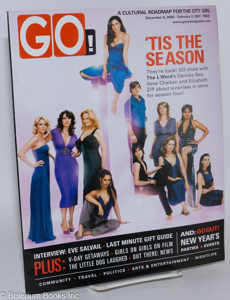 Go1 Magazine; a cultural roadmap for the city girl; vol. 5, #7, Dec. 8 ...