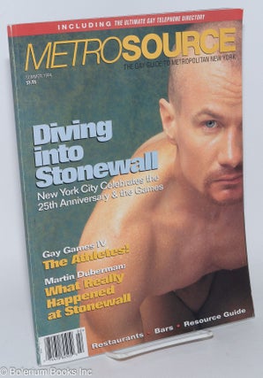 Cat.No: 285863 Metrosource: the gay guide to metropolitan New York; vol. 5, #2, Summer...