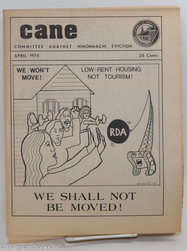 Cat.No: 285895 CANE: Committee Against Nihomachi Eviction. April 1975
