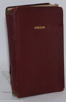 Cat.No: 286028 Heald-Menerey's Geographical Commercial and Recreational Map Oregon. R....