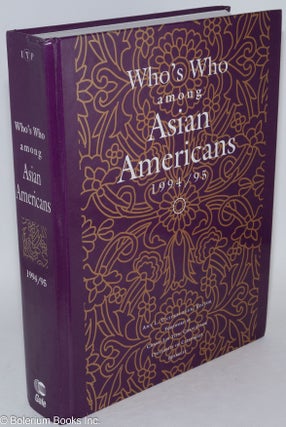 Cat.No: 286206 Who's Who among Asian Americans, 1994/95. Amy L. Unterburger, ed