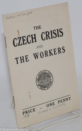 Cat.No: 286219 The Czech Crisis and the Workers
