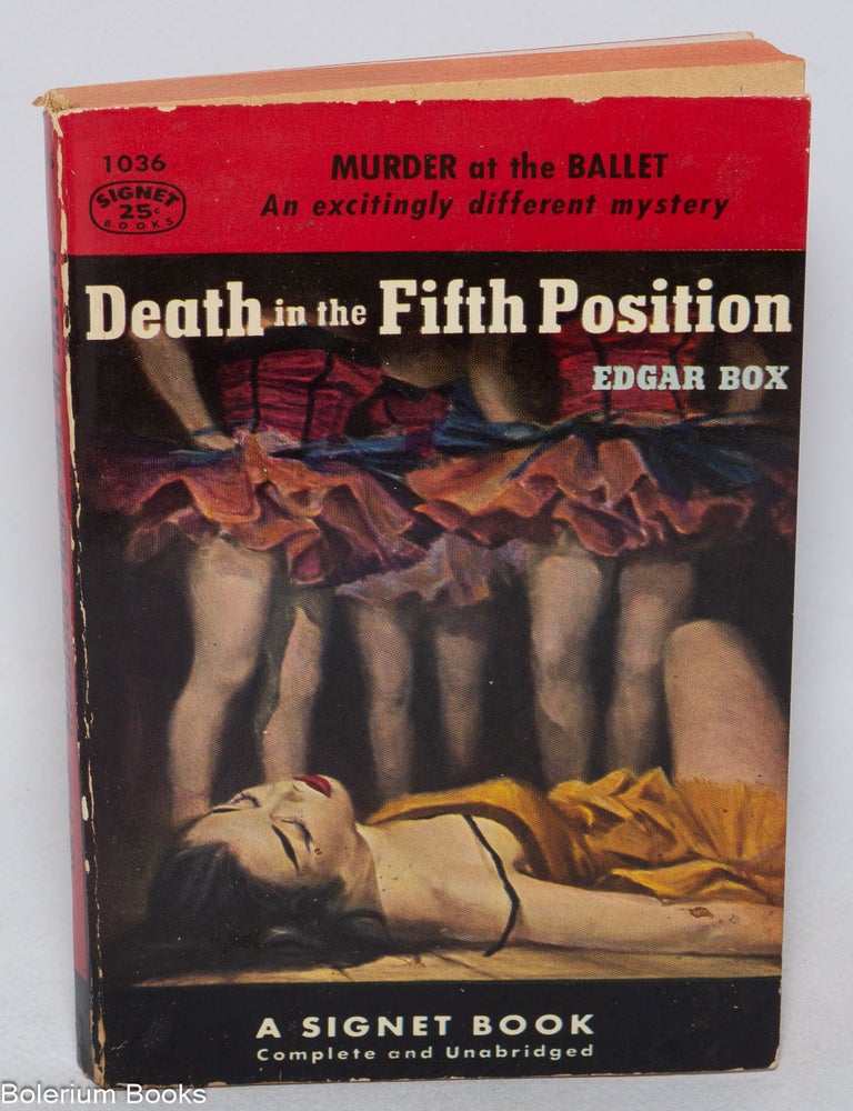 Cat.No: 28639 Death in the Fifth Position Murder at the ballet, complete and unabridged. Edgar Box, Gore Vidal.