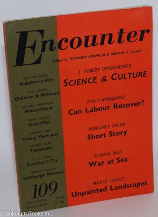 Cat.No: 286422 Encounter; Oct 1962, Vol. 19 No. 4. Stephen Spender, Irving Kristol, W. H....