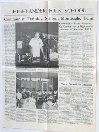Cat.No: 286466 Highlander Folk School: Communist Training School, Monteagle, Tenn