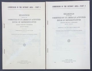 Cat.No: 286547 Communism in the Detroit area [Two volumes