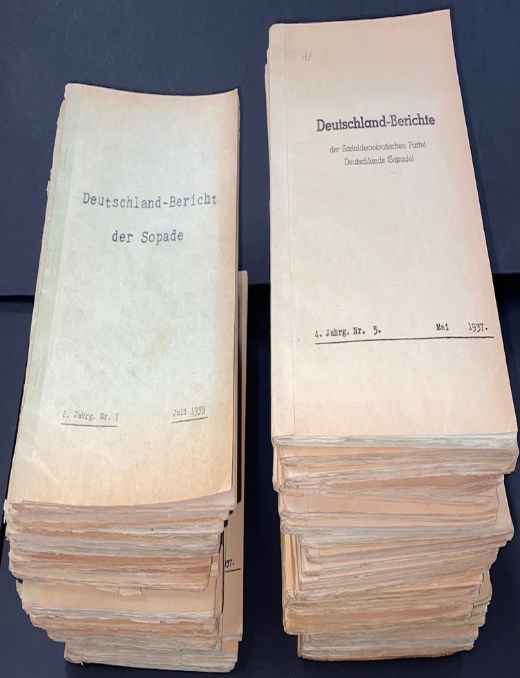 Cat.No: 286586 Deutschland-Bericht der Sopade [53 issues]