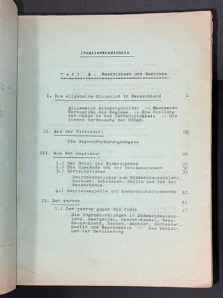 Deutschland-Bericht der Sopade [53 issues]
