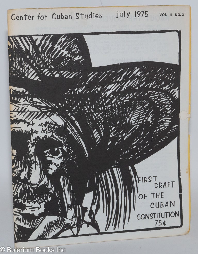 Cat.No: 286597 Center for Cuban Studies Newsletter: vol. 2, no. 1, Jan.-March