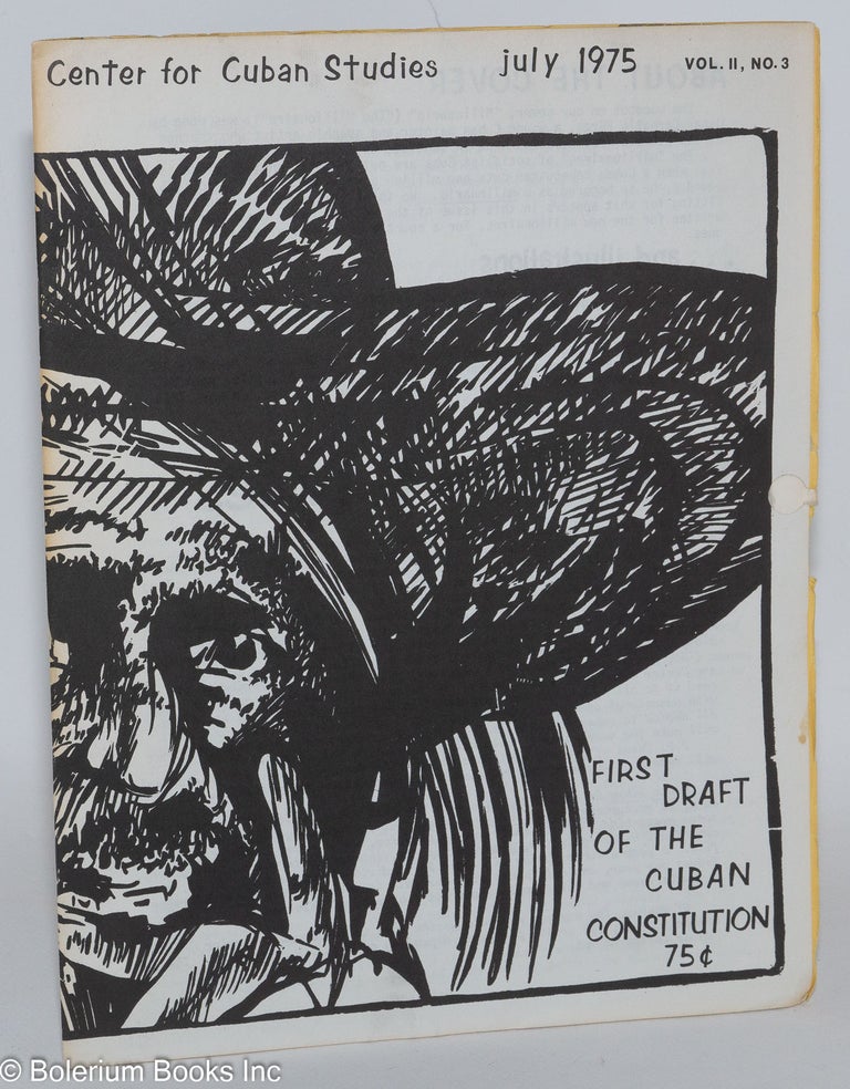 Cat.No: 286597 Center for Cuban Studies Newsletter: vol. 2, no. 1, Jan.-March 1975
