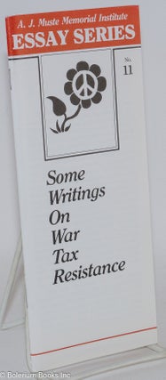 Cat.No: 286608 Some writings on war tax resistance