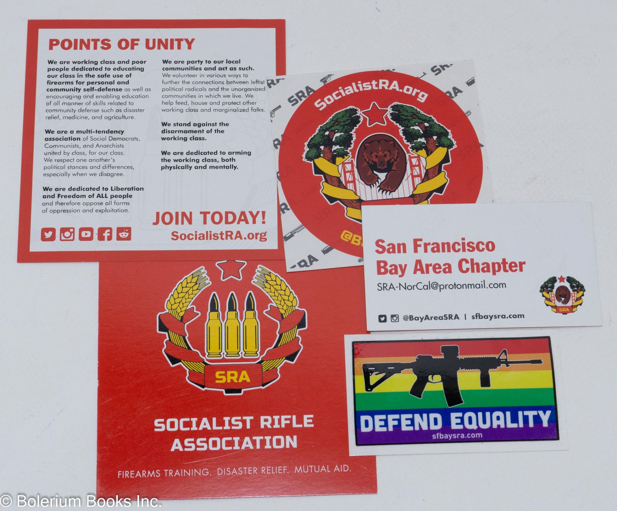 Assorted Socialist Rifle Association propaganda