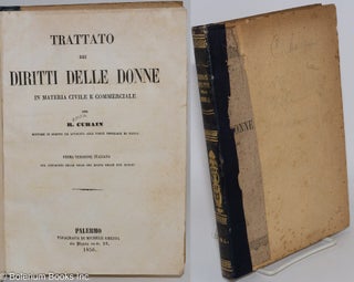 Cat.No: 286623 Trattato dei Diritti Delle Donne in Materia Civile e Commerciale. Prima...