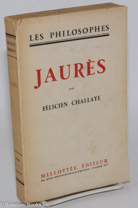 Cat.No: 286776 Jaurès. Félicien Challaye