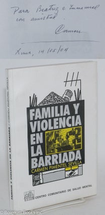Cat.No: 286874 Familia y violencia en la barriada. Carmen Pimental Sevilla