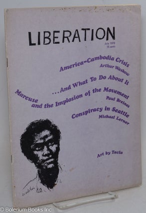 Cat.No: 286889 Liberation: Vol. 15, no. 5, July 1970. Dave Dellinger, A. J. Muste, Paul...