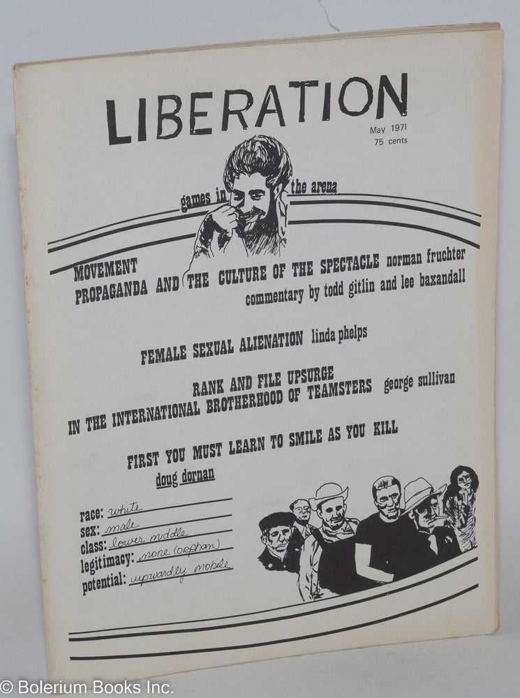 Cat.No: 286895 Liberation. Vol. 16, No. 3 May 1971