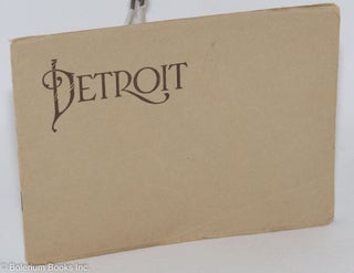 Cat.No: 286940 Detroit. The City of Detroit, Michigan