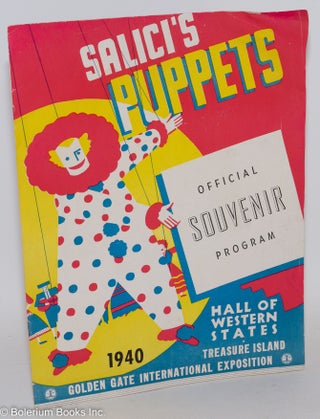 Cat.No: 286972 Salici's Puppets - Official Souvenir Program - Hall of Westerrn...