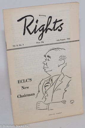 Cat.No: 287180 Rights, vol. 10, no. 3, July-August, 1963. Emergency Civil Liberties...