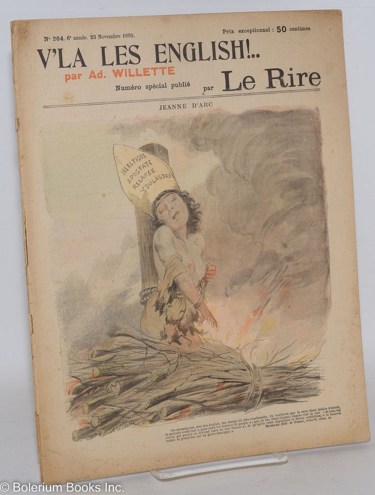 Cat.No: 287188 V'la les English! .. par Ad. Willette; Numero special publie par Le Rire. Novembre 1899. A. Willette, artist/caricaturist, aka Ad.